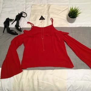 Off the shoulder blouse